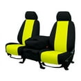 thumbnail image 1 of CalTrend Front Buckets NeoSupreme Seat Covers for 1981-1991 Chevy/GMC C10/20 Suburban|R1500|R10|Jimmy - CV161-12NN Yellow Insert with Black Trim, 1 of 3