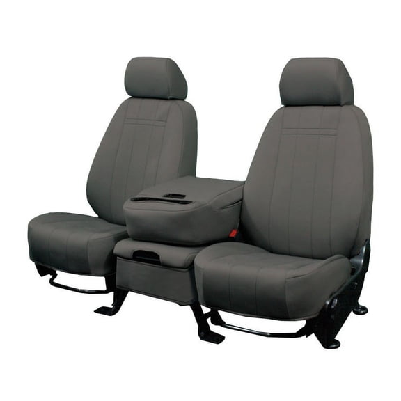 CalTrend Front Buckets NeoSupreme Seat Covers for 1995-1999 GMC C1500 - CV607-03NA Charcoal Insert and Trim