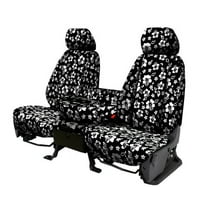 CalTrend Front Buckets NeoSupreme Seat Covers for 2014-2014 Kia Cadenza - KA138-31NA Hawaii Black Insert and Trim