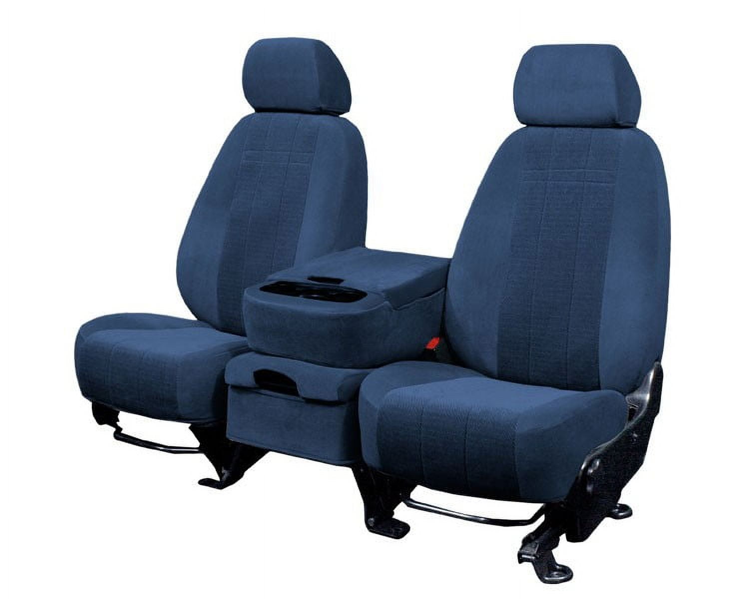 CalTrend Front Buckets O.E. Velour Seat Covers for 1989 1990 Toyota Tercel TY337 04RS Blue Monarch Insert with Classic Trim
