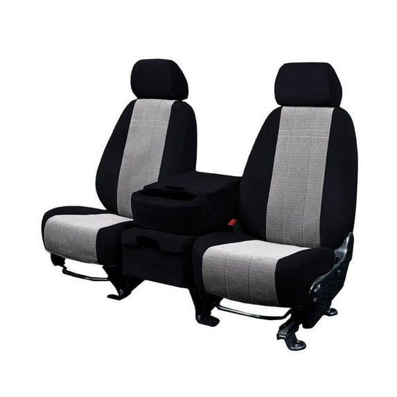 CalTrend Front Buckets O.E. Velour Seat Covers for 2012-2015 Scion iQ - TY490-01RR Black Premier Insert with Classic Trim