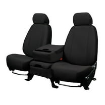 CalTrend Front Buckets SportsTex Seat Covers for 2012-2014 Toyota FJ Cruiser - TY518-03GA Charcoal Insert and Trim