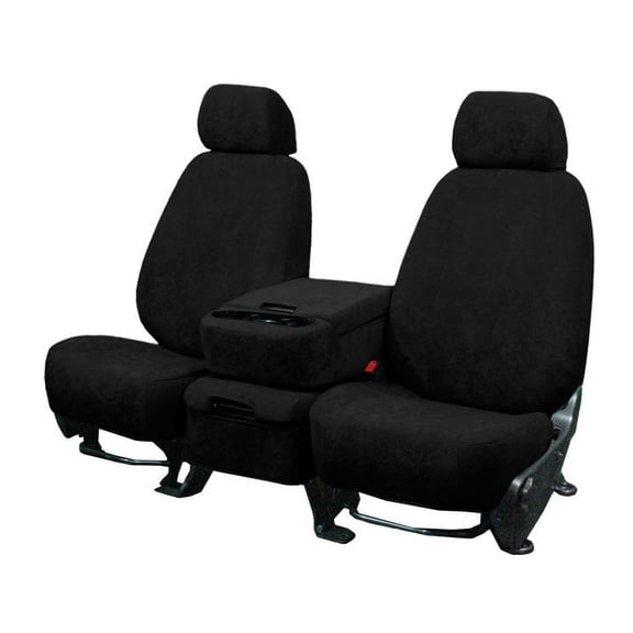 CalTrend Front Buckets SuperSuede Seat Covers for 2006-2011 Chevy HHR - CV398-01SS Black Insert and Trim