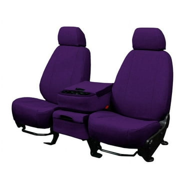 CalTrend Front Buckets Tweed Seat Covers for 1995-1997 GMC Jimmy - CV588-10TA Purple Insert and Trim