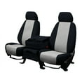 thumbnail image 1 of CalTrend Front Buckets Tweed Seat Covers for 2008-2009 Volkswagen Rabbit - VW102-08TT Light Grey Insert with Black Trim, 1 of 3