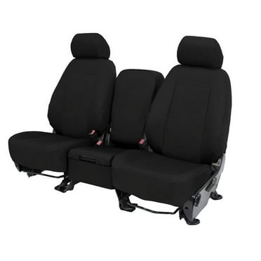 CalTrend Front Cordura Seat Covers for 2007-2009 Chrysler Town & Country - CR151-01CC Black Insert with Black Trim