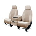 thumbnail image 1 of CalTrend Front Velour Seat Covers for 2003-2009 Chevy/GMC Trailblazer|Envoy - CV381-06RR Beige Premier Insert with Classic Trim, 1 of 3