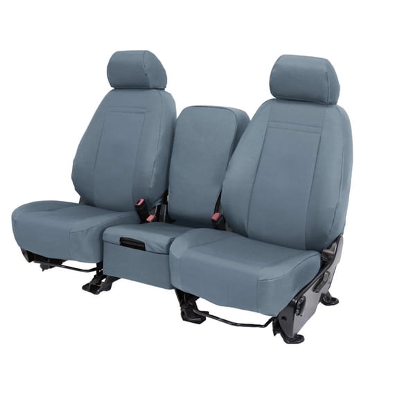 CalTrend Rear 40/60 Split Back & Solid Cushion Cordura Seat Covers for 2010-2012 Ford Taurus - FD365-03CA Charcoal Insert and Trim