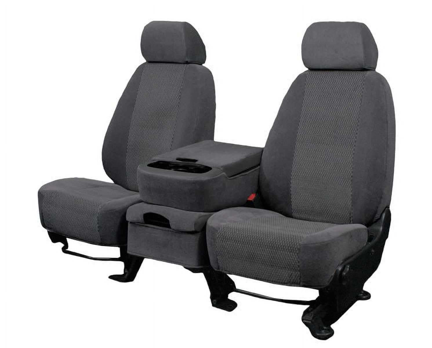 CalTrend Rear 40/60 Split Back & Solid Cushion O.E. Velour Seat Covers ...