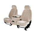 thumbnail image 1 of CalTrend Rear 40/60 Split Back & Solid Cushion O.E. Velour Seat Covers for 2008-2009 Volkswagen Rabbit - VW101-06RA Beige Classic Insert and Trim, 1 of 3