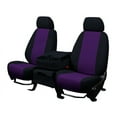 thumbnail image 1 of CalTrend Rear 40/60 Split Back & Solid Cushion Tweed Seat Covers for 2012-2016 Chevy Cruze - CV499-10TT Purple Insert with Black Trim, 1 of 3