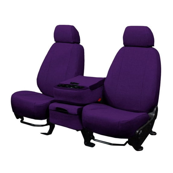 CalTrend Rear 40/60 Split Back & Solid Cushion Tweed Seat Covers for 2014-2017 Jeep Patriot - JP211-10TA Purple Insert and Trim