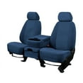 thumbnail image 1 of CalTrend Rear 40/60 Split Bench O.E. Velour Seat Covers for 2009-2011 Toyota Venza - TY279-04RS Blue Monarch Insert with Classic Trim, 1 of 3
