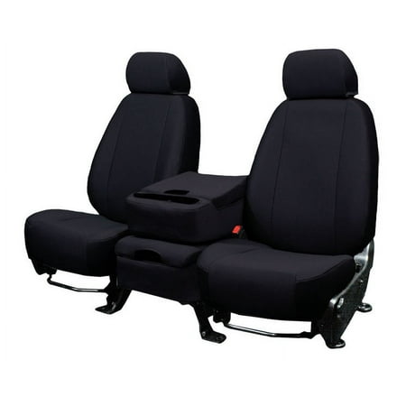 CalTrend Rear 40/60 Split Bench SportsTex Seat Covers for 2012-2013 Volkswagen Tiguan - VW142-01GA Black Insert and Trim
