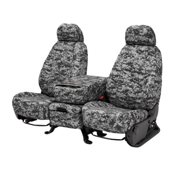 CalTrend Rear 50/50 Split Bench Camo Seat Covers for 2009-2019 Ford Flex - FD406-97KU Urban Insert and Trim