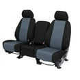 thumbnail image 1 of CalTrend Rear 50/50 Split Bench Cordura Seat Covers for 2007-2013 Cadillac Escalade - CD415-03CC Charcoal Insert with Black Trim, 1 of 3
