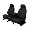 thumbnail image 1 of CalTrend Rear 60/40 Split Back & Solid Cushion Faux Leather Seat Covers for 2000-2001 Nissan Maxima - NS301-01LB Black Insert with Black Trim, 1 of 3