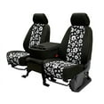 thumbnail image 1 of CalTrend Rear 60/40 Split Back & Solid Cushion NeoSupreme Seat Covers for 2012-2012 Kia Rio - KA123-31NN Hawaii Black Insert with Black Trim, 1 of 3