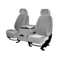 thumbnail image 1 of CalTrend Rear 60/40 Split Back & Solid Cushion O.E. Velour Seat Covers for 2000-2002 Saturn SL2 - ST352-08RA Light Grey Classic Insert and Trim, 1 of 3