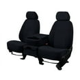 thumbnail image 1 of CalTrend Rear 60/40 Split Back & Solid Cushion O.E. Velour Seat Covers for 2013-2014 Mazda 2 - MA140-01RS Black Monarch Insert with Classic Trim, 1 of 3