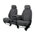 thumbnail image 1 of CalTrend Rear 60/40 Split Back & Solid Cushion O.E. Velour Seat Covers for 2022-2022 Kia Rio - KA179-03RS Charcoal Monarch Insert with Classic Trim, 1 of 3