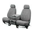 thumbnail image 1 of CalTrend Rear 60/40 Split Back & Solid Cushion SuperSuede Seat Covers for 2002-2004 Chrysler Sebring - CR136-08SS Light Grey Insert and Trim, 1 of 3