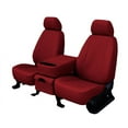 thumbnail image 1 of CalTrend Rear 60/40 Split Bench Faux Leather Seat Covers for 2018-2023 Chevy Traverse - CV605-02LX Red Insert and Trim, 1 of 3