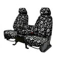 thumbnail image 1 of CalTrend Rear 60/40 Split Bench NeoSupreme Seat Covers for 2014-2019 Chevy/GMC Silverado|Sierra 1500-3500 - CV537-31NA Hawaii Black Insert and Trim, 1 of 3