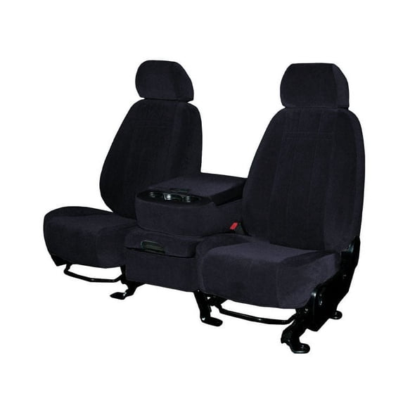 CalTrend Rear 60/40 Split Bench O.E. Velour Seat Covers for 2007-2008 Honda Pilot - HD139-01RA Black Classic Insert and Trim