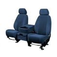 thumbnail image 1 of CalTrend Rear 60/40 Split Bench O.E. Velour Seat Covers for 2014-2014 Ford Edge - FD467-04RR Blue Premier Insert with Classic Trim, 1 of 3