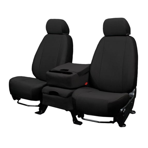 CalTrend Rear 60/40 Split Bench SportsTex Seat Covers for 2015-2020 Toyota Sienna - TY545-03GA Charcoal Insert and Trim