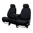 thumbnail image 1 of CalTrend Rear 60/40 Split Bench SportsTex Seat Covers for 2018-2023 Chevy Traverse - CV606-01GA Black Insert and Trim, 1 of 3