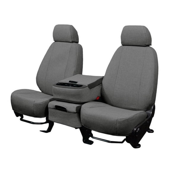 CalTrend Rear 60/40 Split Bench Tweed Seat Covers for 2007-2007 Jeep Grand Cherokee - JP151-03TA Charcoal Insert and Trim