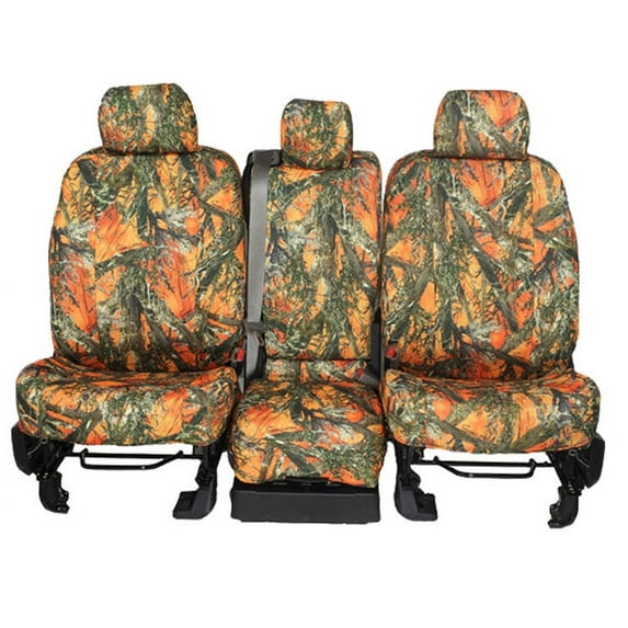 CalTrend Rear Buckets TRUETIMBER Seat Covers for 2012-2015 Chevy Volt - CV503-72KA BLAZE Insert and Trim