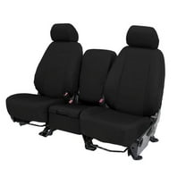 CalTrend Rear Cordura Seat Covers for 1991-1995 Jeep Wrangler - JP132-01CA Black Insert and Trim