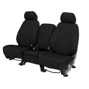 CalTrend Rear Cordura Seat Covers for 2011-2012 Nissan LEAF - NS148-01CA Black Insert and Trim