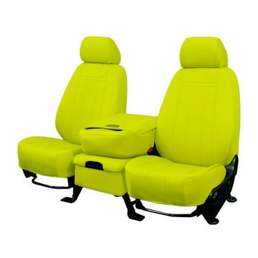 CalTrend Rear NeoSupreme Seat Covers for 2016-2021 Honda Civic - HD211-12NA Yellow Insert and Trim