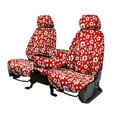 thumbnail image 1 of CalTrend Rear NeoSupreme Seat Covers for 2021-2024 Ford Bronco - FD590-32NA Hawaii Red Insert and Trim, 1 of 3