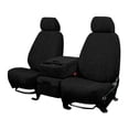 thumbnail image 1 of CalTrend Rear Solid Back & 60/40 Cushion MicroSuede Seat Covers for 2019-2022 Chevy/GMC Silverado|Sierra 1500-3500 - CV615-01SB Black Insert with Black Trim, 1 of 3