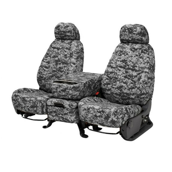 CalTrend Rear Solid Bench Camo Seat Covers for 1992-1994 Chevy C1500 Suburban - CV171-97KU Urban Insert and Trim