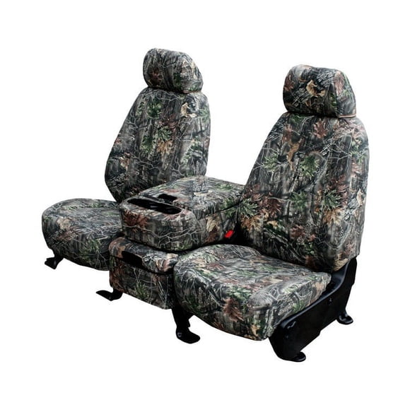 CalTrend Rear Solid Bench Camo Seat Covers for 1998-2004 Chevy/GMC S10|Sonoma - CV305-93KK Hunter Camo Insert and Trim