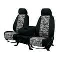 thumbnail image 1 of CalTrend Rear Solid Bench Camo Seat Covers for 2010-2015 Chevy Camaro - CV450-97KS Urban Insert with Black Trim, 1 of 1