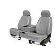 thumbnail image 1 of CalTrend Rear Solid Bench Carbon Fiber Seat Covers for 1986-1989 Ford Aerostar - FD154-08FA Light Grey Insert and Trim, 1 of 3