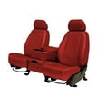 thumbnail image 1 of CalTrend Rear Solid Bench Carbon Fiber Seat Covers for 1998-2000 Dodge Durango - DG104-02FA Red Insert and Trim, 1 of 3