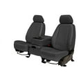 thumbnail image 1 of CalTrend Rear Solid Bench Carbon Fiber Seat Covers for 2000-2005 Chevy/GMC Astro|Safari - CV348-03FA Charcoal Insert and Trim, 1 of 3