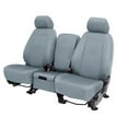 thumbnail image 1 of CalTrend Rear Solid Bench Cordura Seat Covers for 2018-2023 Jeep Wrangler - JP234-08CA Light Grey Insert and Trim, 1 of 3