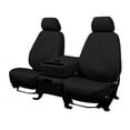 thumbnail image 1 of CalTrend Rear Solid Bench DuraPlus Seat Covers for 2022-2022 Ford Maverick - FD578-01DA Black Insert and Trim, 1 of 3