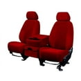 thumbnail image 1 of CalTrend Rear Solid Bench O.E. Velour Seat Covers for 2007-2010 Jeep Wrangler - JP153-02RR Red Premier Insert with Classic Trim, 1 of 3