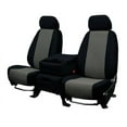 thumbnail image 1 of CalTrend Rear Solid Bench SportsTex Seat Covers for 2011-2012 Ford Fusion - FD394-08GG Light Grey Insert with Black Trim, 1 of 3