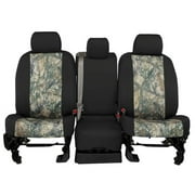 CalTrend Rear Solid Bench TRUETIMBER Seat Covers for 2002-2004 Dodge Ram 1500-3500 - DG115-71KT MC2 Insert with Black Trim